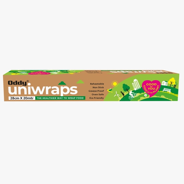 Oddy Eco Paper Foil Food Uniwrap 280mm x 20m Roll WRA20