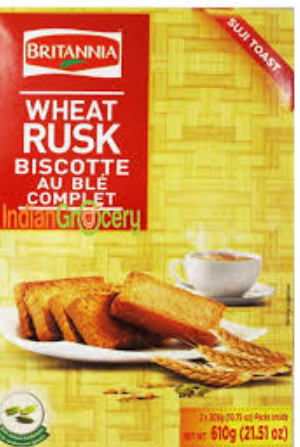 Britannia Wheat (Suji) Rusk 610g