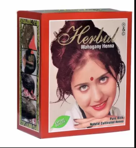 Herbul Mahogany Henna Hair Dye 60g