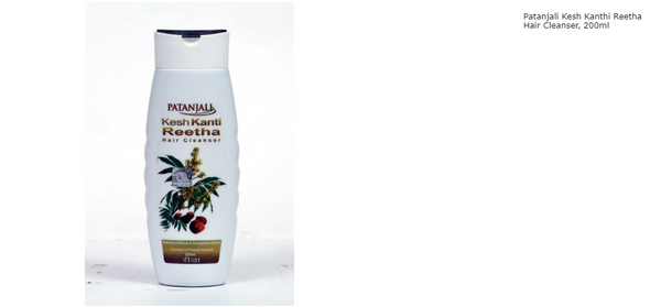 Patanjali Kesh Kanthi Reetha Hair Cleanser 200ml