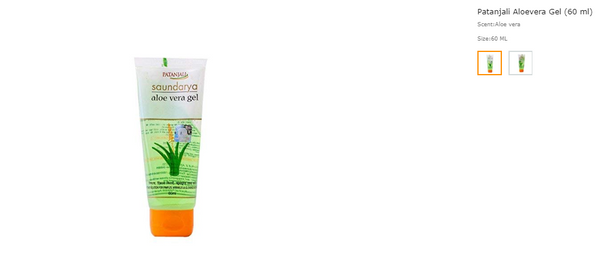 Patanjali Saundarya Aloe Vera Gel 60ml