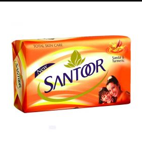 Soap Santoor Sandal & Turmeric (4 x100g)