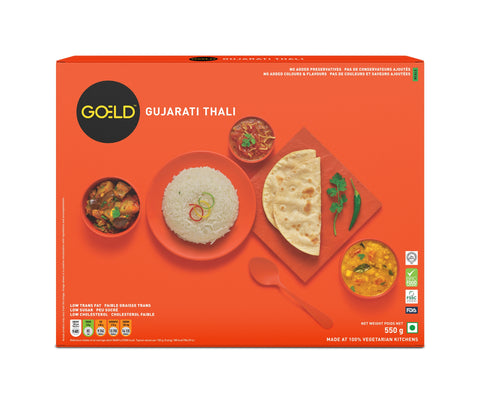 Goeld Frozen Gujarati Thali 550g