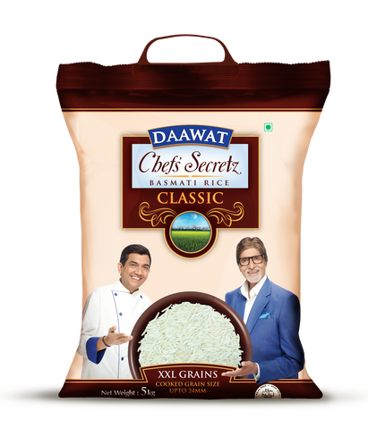 Daawat Chefs Secretz Classic Rice 5kg