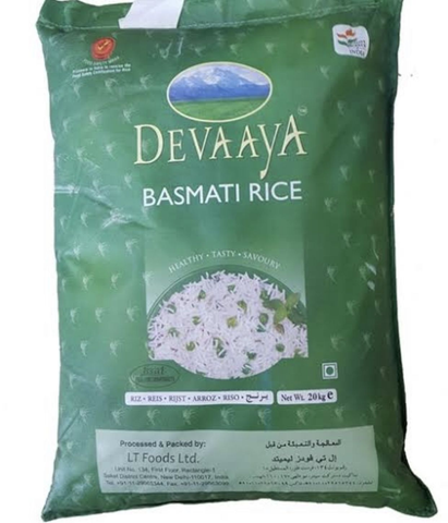 Devaaya Basmati Rice 20kg