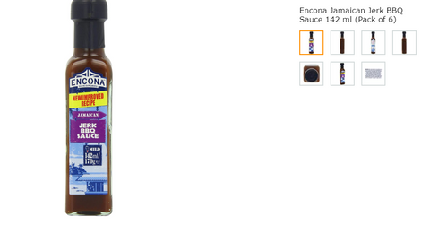 Encona Jerk BBQ Sauce 142ml