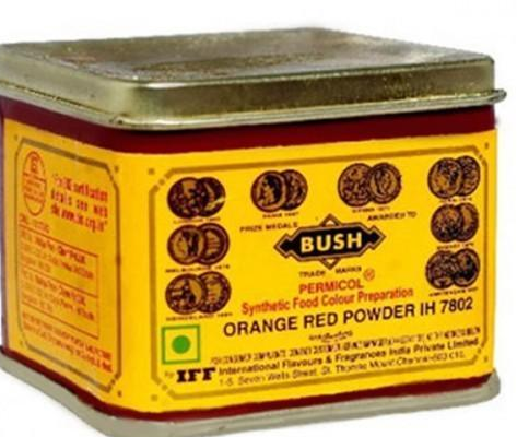 Food Colour Bush Orange Red 100gm Bush