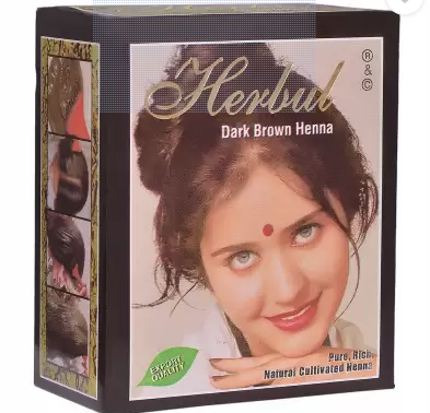 Herbul Dark Brown Henna Hair Dye 60g