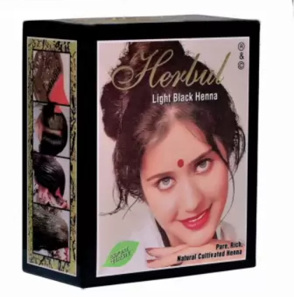 Herbul Light Black Henna Hair Dye 60g