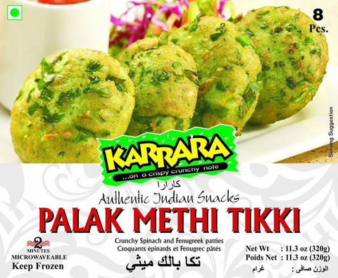 Karrara Frozen Palak Methi Tikki 320g