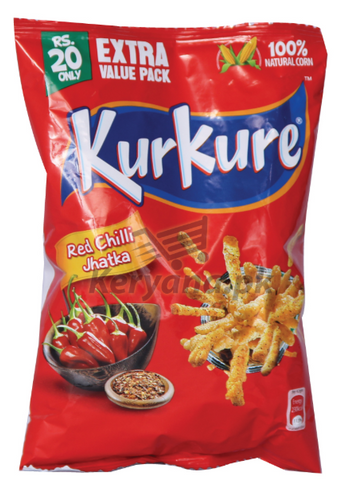 Kurkure Red Chilli Chatka Chips 68g