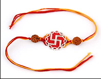 Nada Chhadi (Swastik thread bracelets)