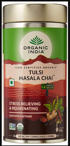 Organic Tulsi Chai Masala Tea 100g