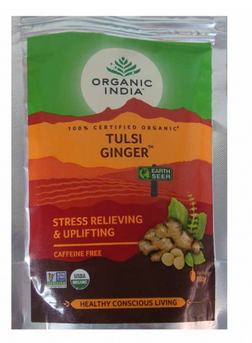 Organic Tulsi Ginger Tea 100g