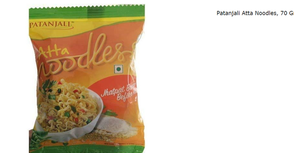 Patanjali Atta Noodles 70gm