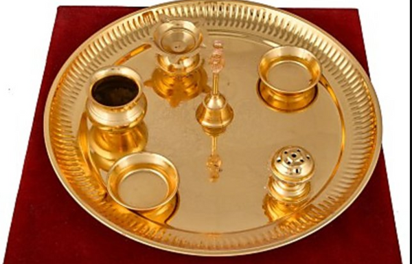 Pooja Thali Rexine Design