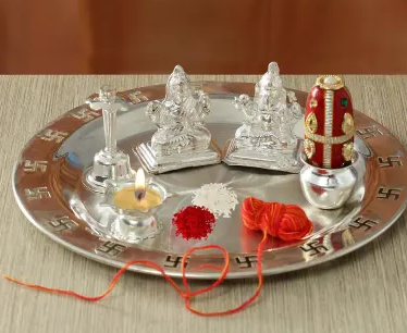 Pooja Thali Ganesh/Lakshmi