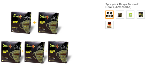 Ravya Turmeric Drink 2pcs