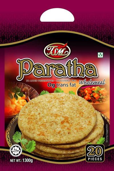 TSM Frozen Paratha Wholemeal (20pcs)