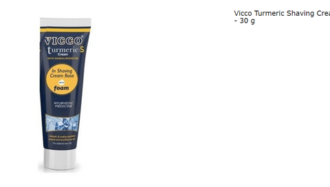 Vicco Turmeric Shaving Cream 30g