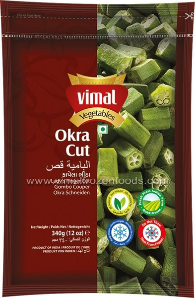 Vimal Frozen Okra Cut 340gm