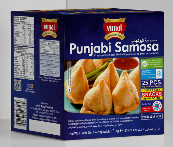 Vimal Frozen Samosa Punjabi (40g) 25pc 1kg