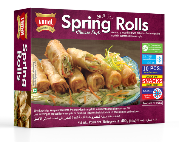 Vimal Frozen Springroll Veg Chinese 400g